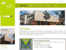 Tablet Screenshot of lbfundazioa.org